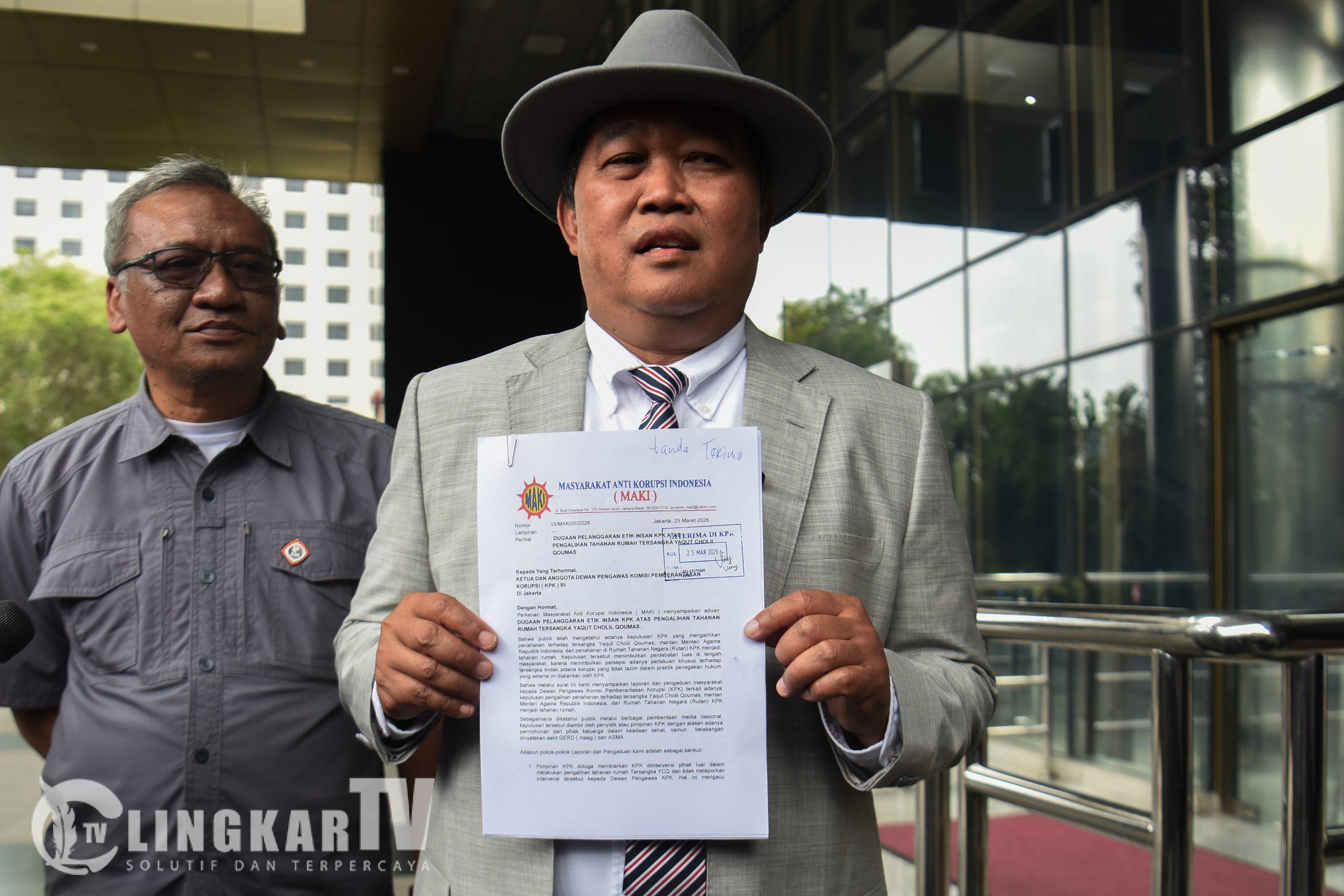 MAKI Melapor, Pimpinan KPK Kena Sorotan