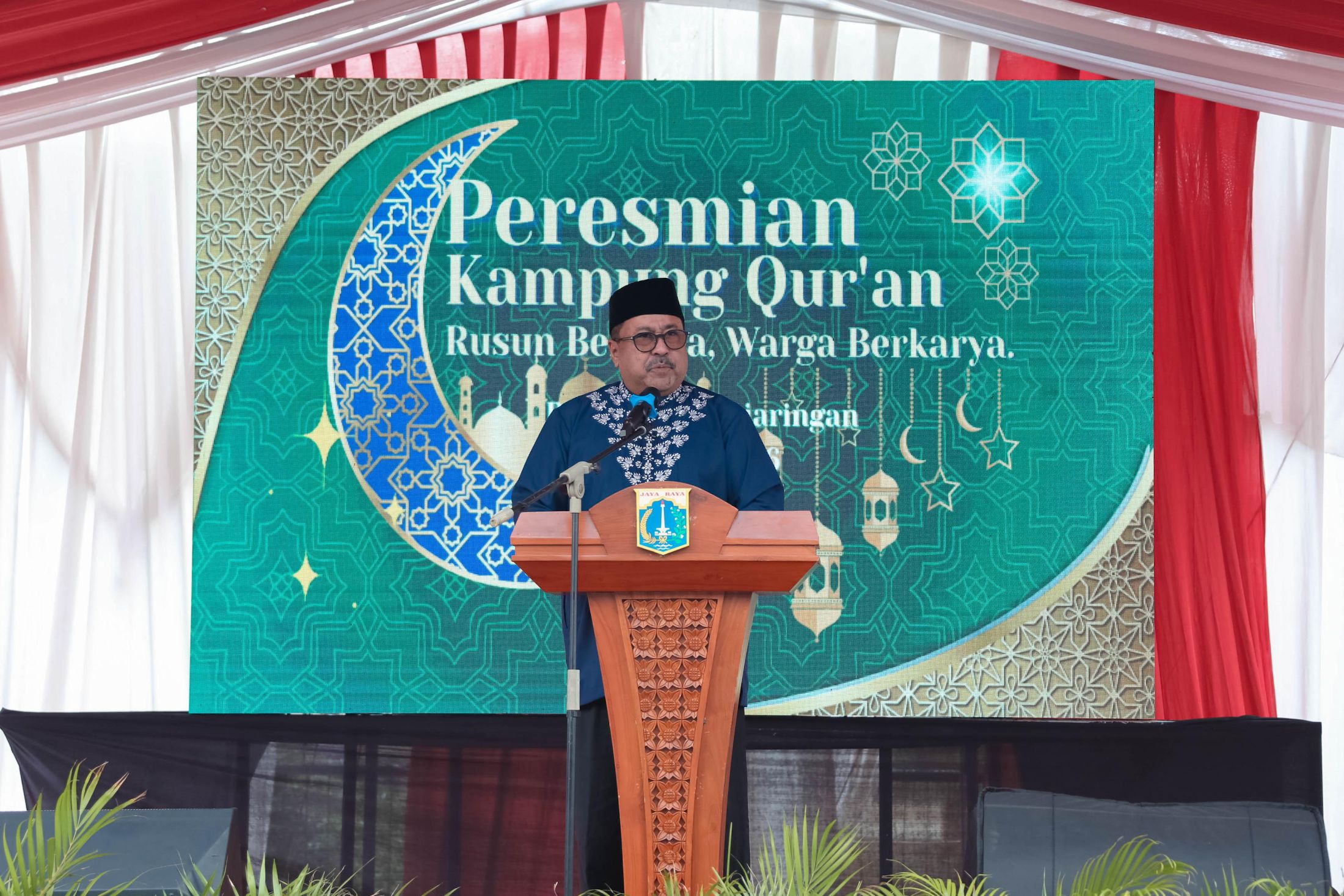 Wagub Rano Karno Resmikan Kampung Quran Rusunawa Penjaringan